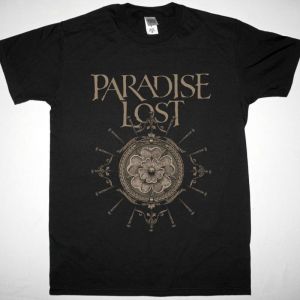 PARADISE LOST OBSIDIAN ROSE NEW BLACK T SHIRT