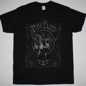 PINK FLOYD FLYING PIG NEW BLACK T-SHIRT