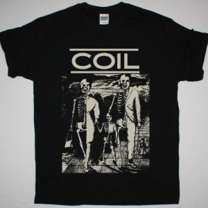 COIL UNNATURAL HISTORY NEW BLACK T-SHIRT