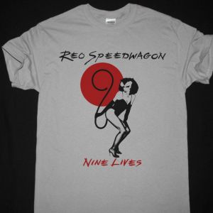 REO SPEEDWAGON NINE LIVES 40 TH ANNIVERSARY NEW GRAVEL T-SHIRT