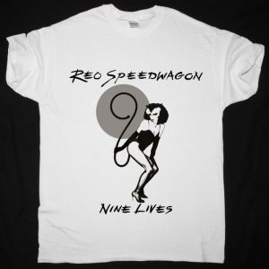 REO SPEEDWAGON NINE LIVES 40 TH ANNIVERSARY NEW WHITE T-SHIRT