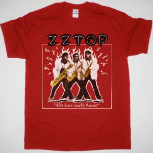 ZZ TOP DEGUELLO NEW RED T SHIRT
