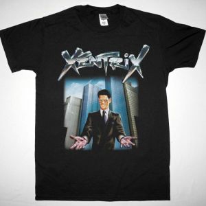 XENTRIX FOR WHOSE ADVANTAGE 1990 NEW BLACK T-SHIRT