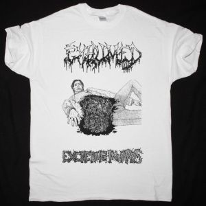 EXHUMED EXCRETING INNARDS 1992 NEW WHITE T-SHIRT