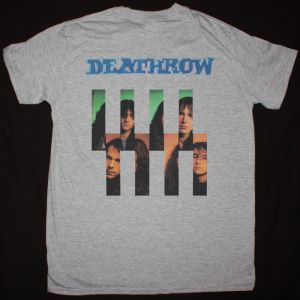 DEATHROW DECEPTION IGNORED NEW SPORT GREY T-SHIRT