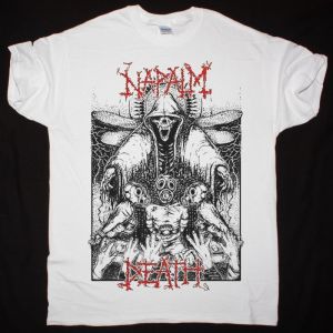 NAPALM DEATH T-SHIRT NEW WHITE T-SHIRT