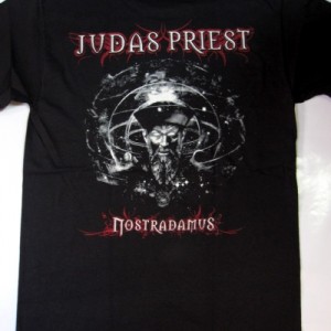 JUDAS PRIEST NOSTRADAMUS NEW BLACK T-SHIRT