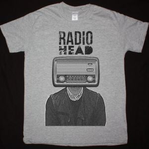 RADIOHEAD HEAD NEW SPORT GREY T-SHIRT