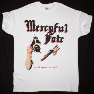 MERCYFUL FATE DON'T BREAK THE OATH WHITE   NEW WHITE T-SHIRT
