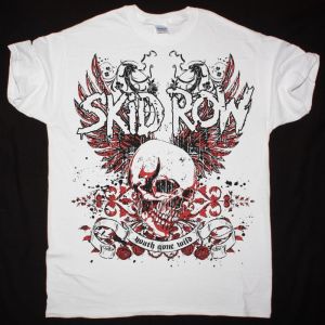 SKID ROW YOUTH GONE WILD NEW WHITE T-SHIRT