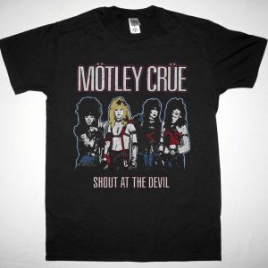 MOTLEY CRUE SHOUT AT THE DEVIL NEW BLACK T-SHIRT