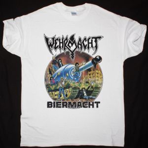 WEHRMACHT BIERMACHT NEW WHITE T-SHIRT