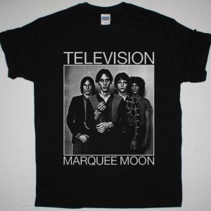 TELEVISION MARQUEE MOON BAND NEW BLACK T-SHIRT