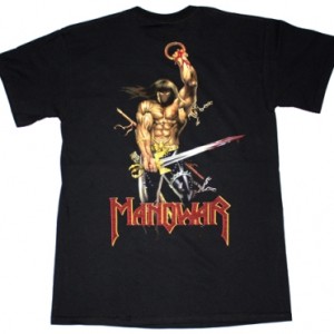 MANOWAR KINGS OF METAL'88 NEW BLACK T-SHIRT