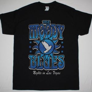 THE MOODY BLUES DOVE NEW BLACK T SHIRT