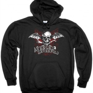 AVENGED SEVENFOLD LOGO NEW BLACK HOODIE