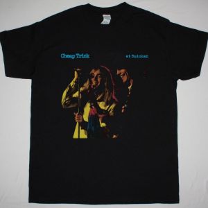 CHEAP TRICK LIVE AT BUDOKAN 1978 NEW BLACK T-SHIRT