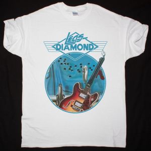 LEGS DIAMOND LEGS DIAMOND NEW WHITE T-SHIRT