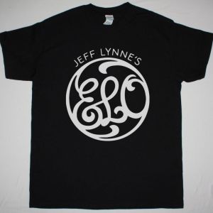 JEFF LYNNE’S ELO ELECRIC LIGHT ORCHESTRA LOGO NEW BLACK T-SHIRT