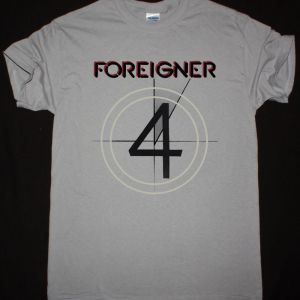 FOREIGNER 4 NEW LIGHT GREY T-SHIRT