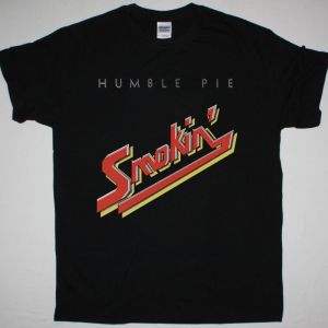 HUMBLE PIE SMOKIN' NEW BLACK T-SHIRT