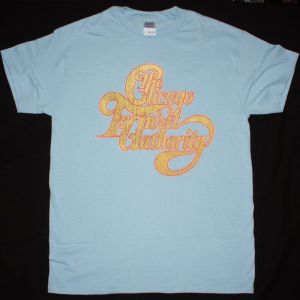 CHICAGO THE CHICAGO TRANSIT AUTHORITY NEW LIGHT BLUE T-SHIRT