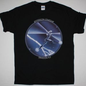 JEFFERSON STARSHIP DRAGON FLY 1974 NEW BLACK T-SHIRT