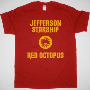 JEFFERSON STARSHIP RED OCTOPUS 1975 NEW RED T-SHIRT