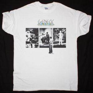 GENESIS THE LAMB LIES DOWN ON BROADWAY 1974 NEW WHITE T-SHIRT