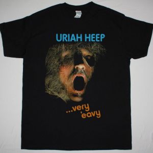 URIAH HEEP VERY ‘EAVY... VERY 'UMBLE 1970 NEW BLACK T-SHIRT