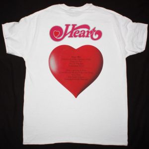 HEART DREAMBOAT ANNIE 1975 NEW WHITE T-SHIRT