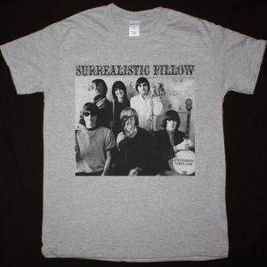 JEFFERSON AIRPLANE SURREALISTIC PILLOW 1967 NEW SPORT GREY T-SHIRT