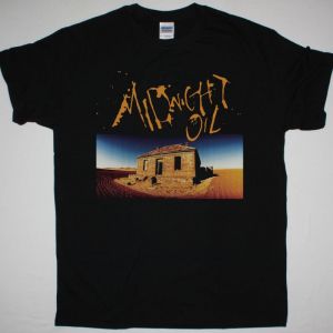 MIDNIGHT OIL DIESEL AND DUST NEW BLACK T-SHIRT