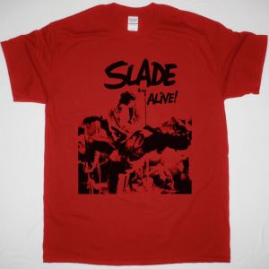 SLADE ALIVE NEW RED T-SHIRT