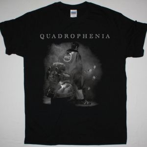 THE WHO QUADROPHENIA 1973 NEW BLACK T SHIRT