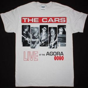 THE CARS LIVE AT THE AGORA 1978 NEW WHITE T-SHIRT