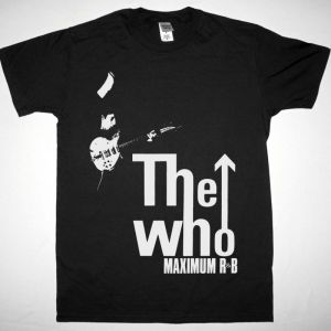 THE WHO MAXIMUM R&B NEW BLACK T SHIRT