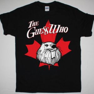 THE GUESS WHO TOUR 88-89 NEW BLACK T-SHIRT