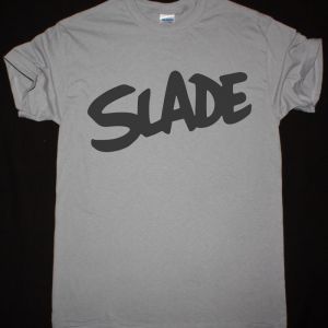 SLADE LOGO NEW LIGHT GREY T-SHIRT