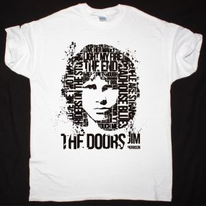 THE DOORS JIM MORRISON NEW WHITE T-SHIRT