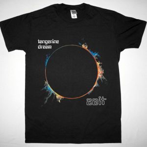 TANGERINE DREAM ZEIT 1972 NEW BLACK T SHIRT