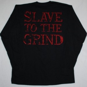 SKID ROW SLAVE TO THE GRIND '91 NEW BLACK LONG SLEEVE T-SHIRT
