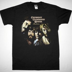 CREEDENCE CLEARWATER REVIVAL PENDULUM NEW BLACK T-SHIRT
