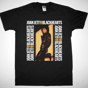 JOAN JETT  & THE BLACKHEARTS UP YOUR ALLEY NEW BLACK T-SHIRT