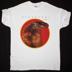 BLACKFOOT STRIKES 1979 NEW WHITE T SHIRT