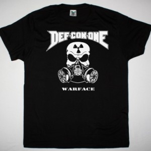 DEF CON ONE WARFACE NEW BLACK T SHIRT