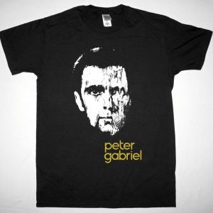 PETER GABRIEL III 1980 NEW BLACK T-SHIRT