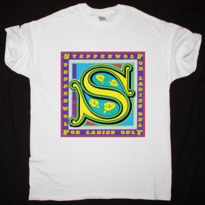 STEPPENWOLF FOR LADIES ONLY NEW WHITE T-SHIRT