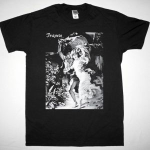 TRAPEZE 1970 NEW BLACK T-SHIRT