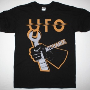 UFO MECHANIX NEW BLACK T-SHIRT